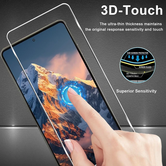 Alt view image 6 of 7 - for Moto G Stylus 5G 2024 Screen Protector +Camera Lens Protector