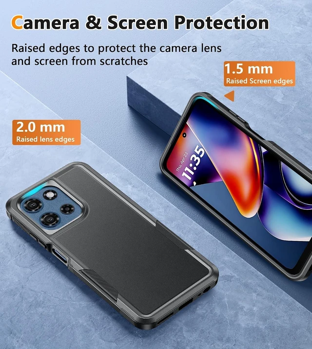 Alt view image 5 of 7 - for Moto G 2026/2025 Case Moto G Play 2026 Case with Belt-Clip