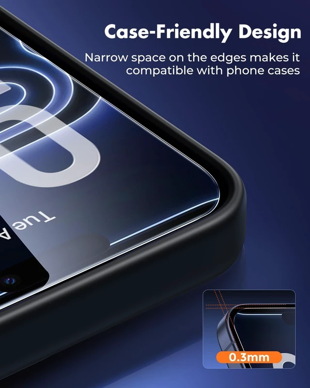 Alt view image 5 of 7 - 4-Pack iPhone 17 Pro Screen Protector Military-Grade Glass