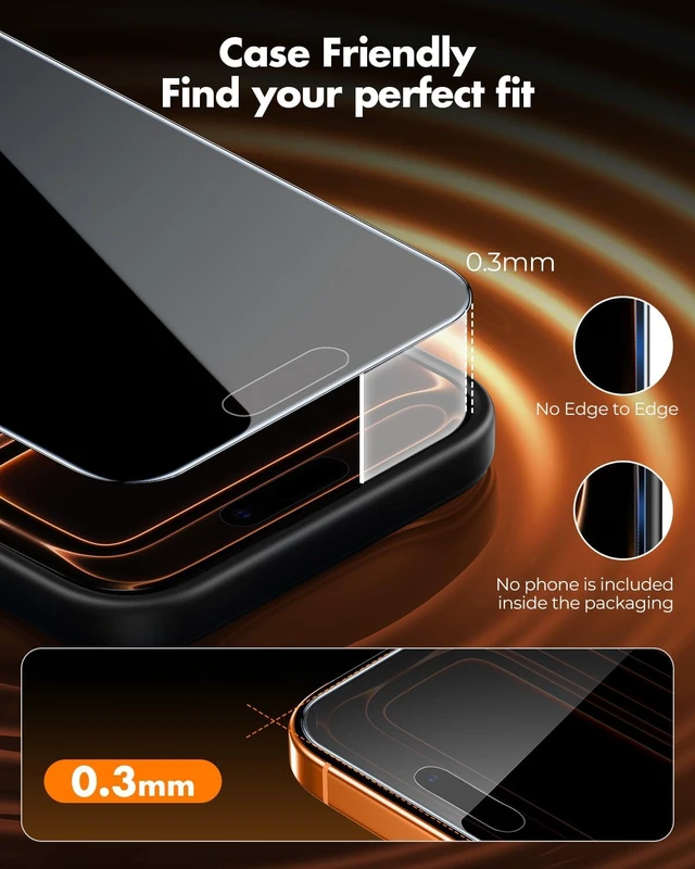 Alt view image 6 of 7 - for iPhone 17 Pro Max Privacy Screen Protector QuickSet Box