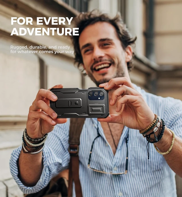 Alt view image 7 of 7 - for Galaxy A16 5G Case with Magnetic Slide Camera Cover