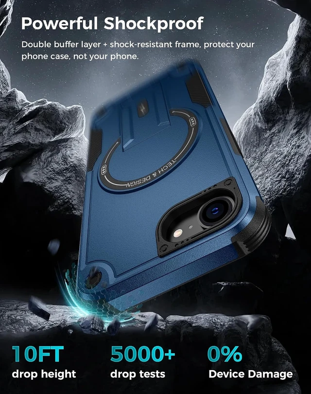 Alt view image 4 of 7 - for iPhone 17e/16e Case with Privacy Tempered Glass Screen Protector