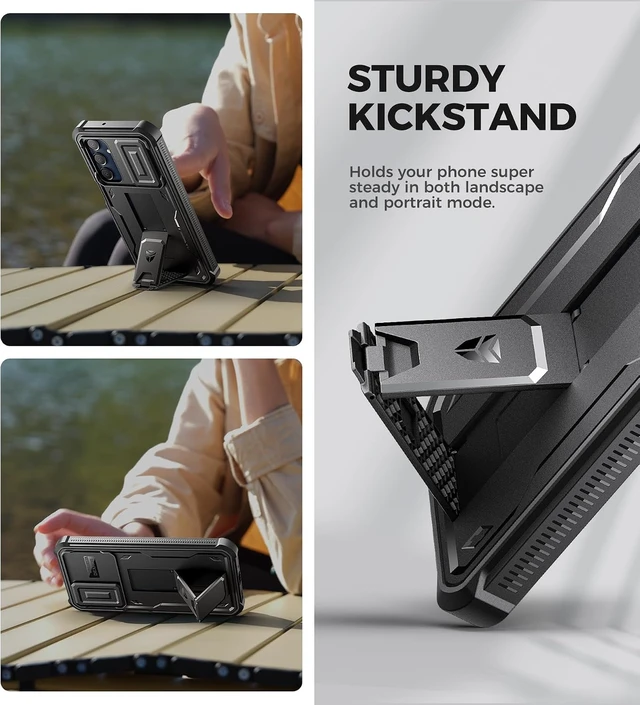 Alt view image 4 of 7 - for Galaxy A16 5G Case with Magnetic Slide Camera Cover