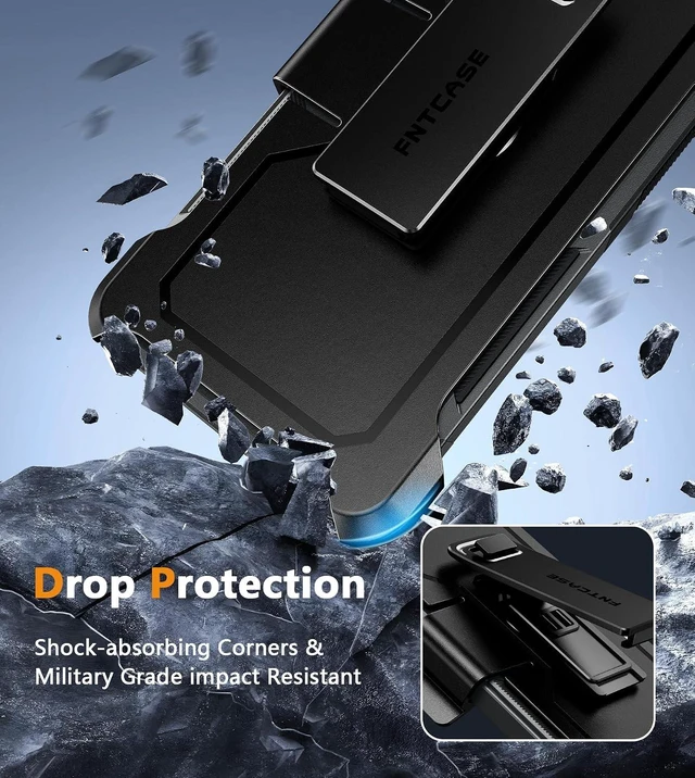Alt view image 6 of 7 - for Moto G 2026/2025 Case Moto G Play 2026 Case with Belt-Clip