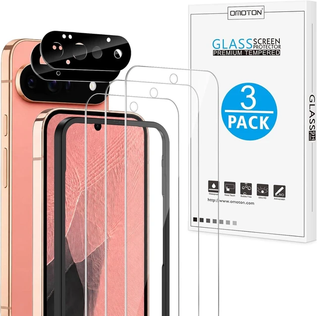 Main image of 3+2 Pack for Google Pixel 11 Pro Screen Protector 6.3-inch