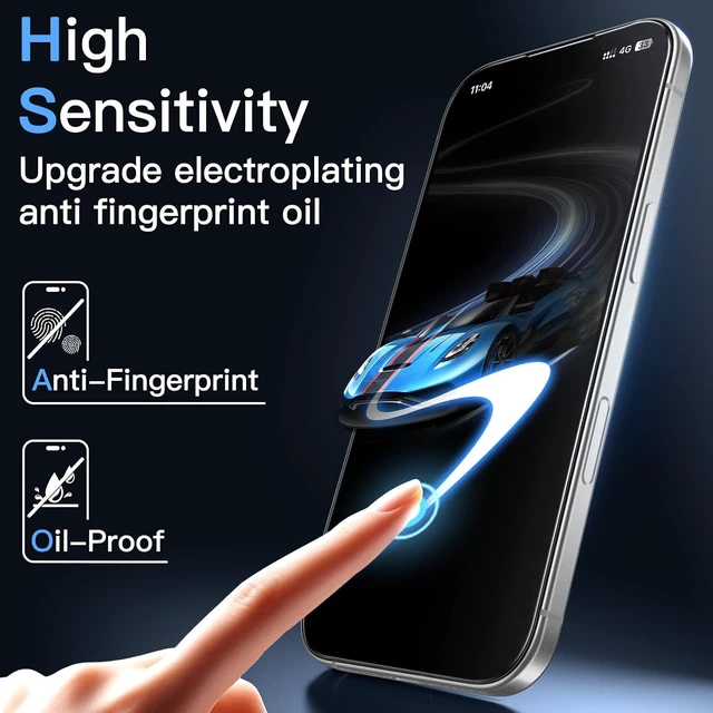 Alt view image 7 of 7 - Anti-Reflective 9H+ Screen Protector for iPhone 17 Pro Max 2-Pack