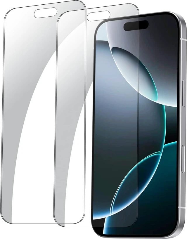 Main image of 2 Pack Tempered Glass Screen Protector for iPhone 16