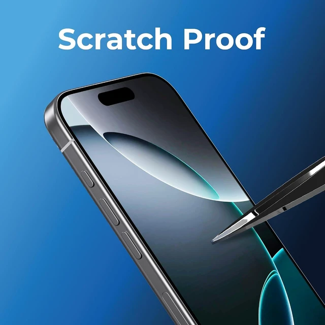 Alt view image 5 of 7 - 2 Pack Tempered Glass Screen Protector for iPhone 16
