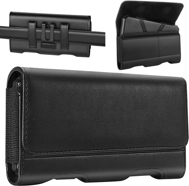 Main image of Phone Holster for Galaxy A73 5G A72 A23 A54 A42 A14 A03 A04s F13 iPhone 17 Pro Max 16 Pro Max 15 Pro Max 15 Plus Xs Max Moto G14 Belt Clip Pouch Belt Holder Case (Fits w/Phone Case)
