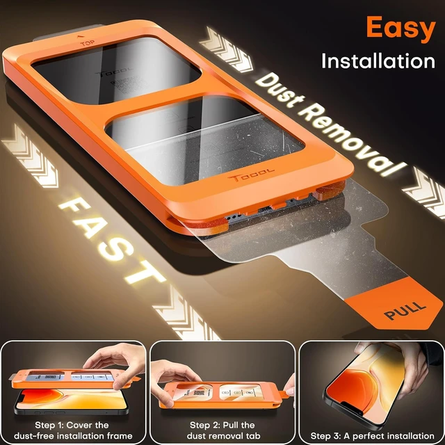 Alt view image 2 of 6 - for iPhone 16e Screen Protector Easy Installation