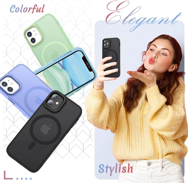Alt view image 6 of 7 - for iPhone 11 Case Matte Magnetic Phone Case Black