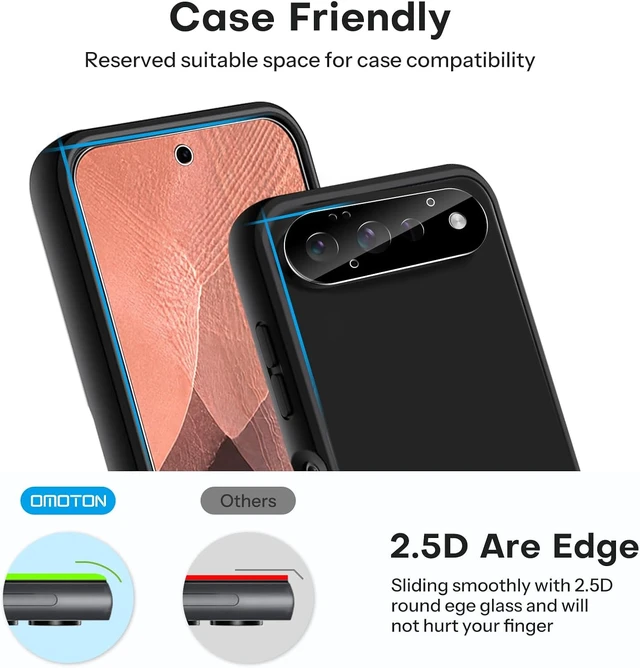 Alt view image 6 of 7 - 3+2 Pack for Google Pixel 11 Pro Screen Protector 6.3-inch