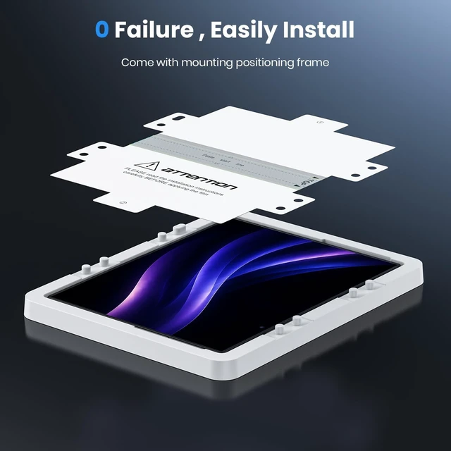 Alt view image 7 of 7 - for Galaxy Z Fold 8 Screen Protector - Easily Install