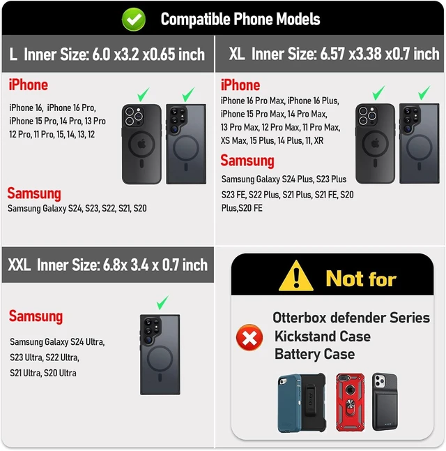 Alt view image 2 of 6 - Leather Phone Holster for iPhone 17 16 15 14 13 12 Galaxy S25 S24 S23