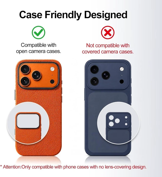 Main image of -for iPhone 17 Pro Max Camera Lens Protector Metal Frame with Installation Tool Military-Grade 9H+ Tempered Glass Full Coverage Anti-Scratch 12FT Shatterproof Case-Friendly Cosmic Orange 1-Pack