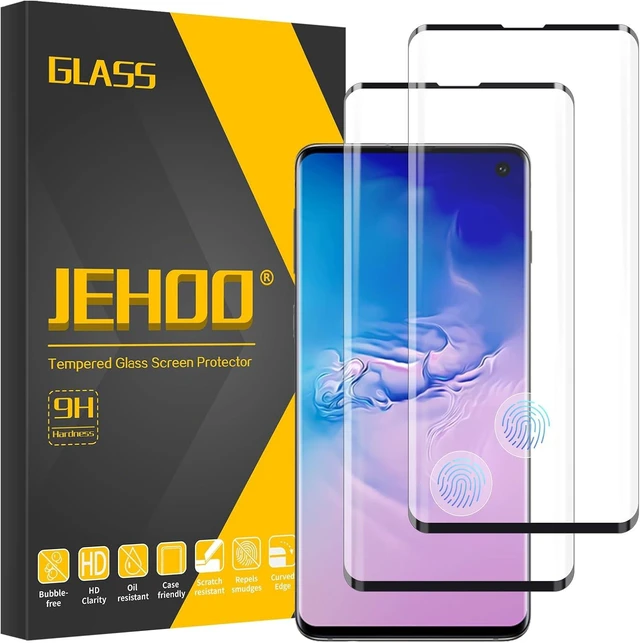 Main image of [2 Pack Tempered Glass Screen Protector for Galaxy S10