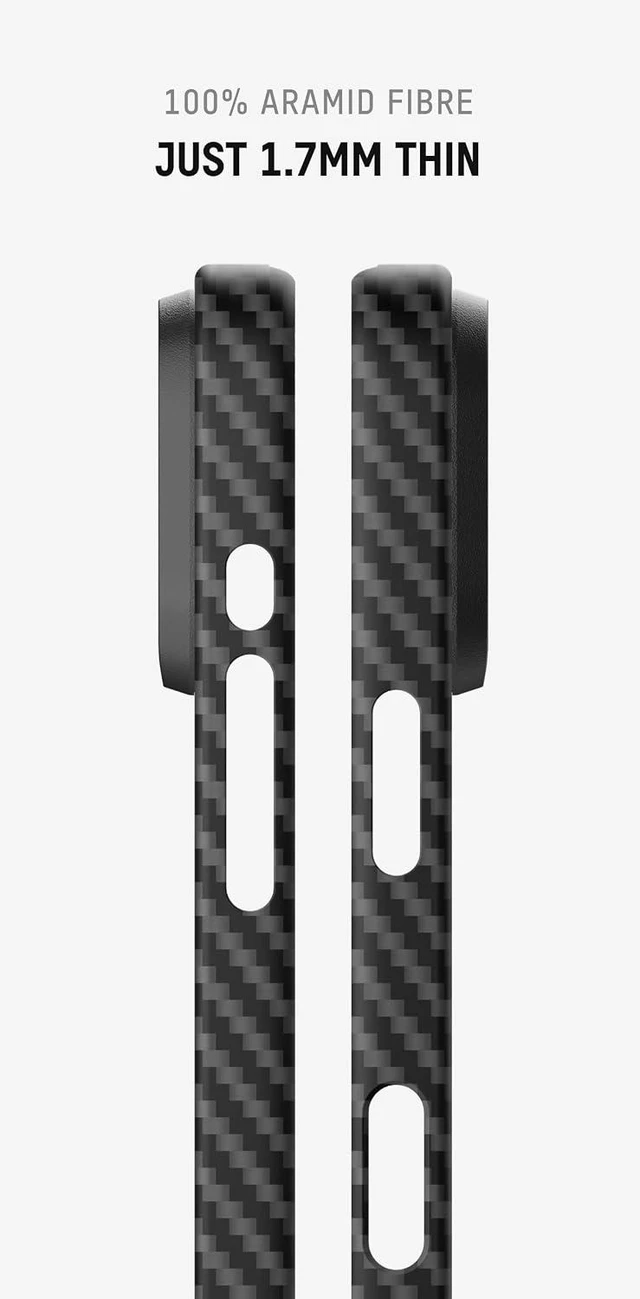 Main image of for iPhone 18 Pro Case Super Thin Aramid Fibre Black