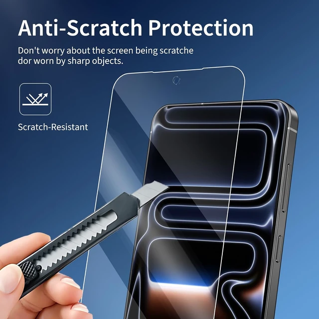 Alt view image 3 of 4 - 3 Packs Screen Protector for Galaxy S26 3 Packs of Camera Lens Tempered Glass Fingerprint ID Compatible HD Clear Bubble Free Ultra Resistant 9H Hardness 0.3mm Ultra-Thin
