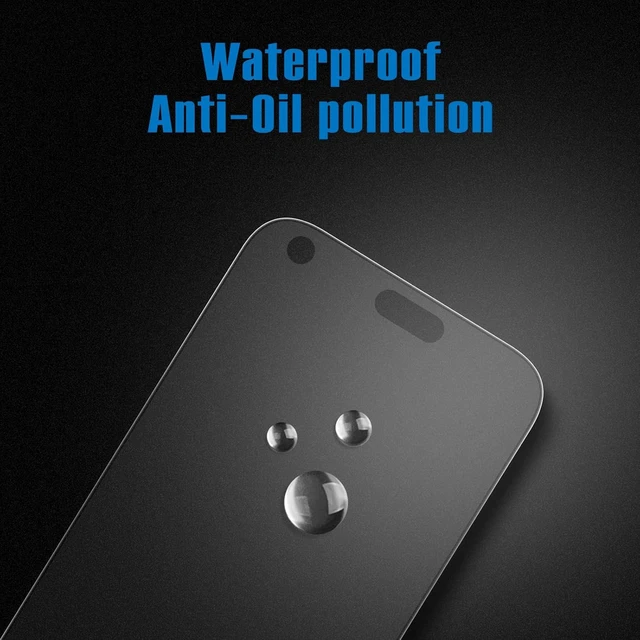 Alt view image 7 of 7 - for iPhone 18 Pro Matte Glass Screen Protector 6.3-inch 1 Pack