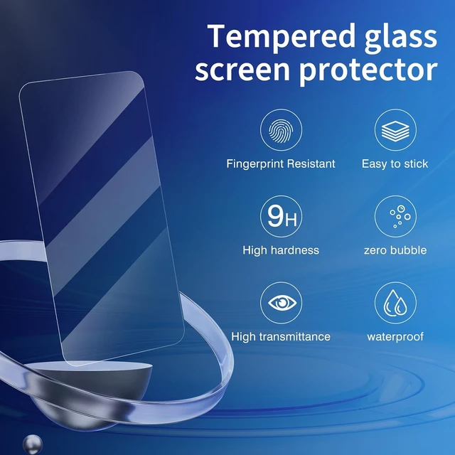 Alt view image 2 of 4 - 3 Packs Screen Protector for Galaxy S26 3 Packs of Camera Lens Tempered Glass Fingerprint ID Compatible HD Clear Bubble Free Ultra Resistant 9H Hardness 0.3mm Ultra-Thin