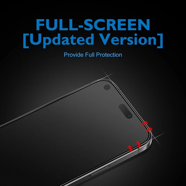Alt view image 3 of 7 - 3 Pack for iPhone 18 Pro Max Matte Glass Screen Protector 6.9-inch