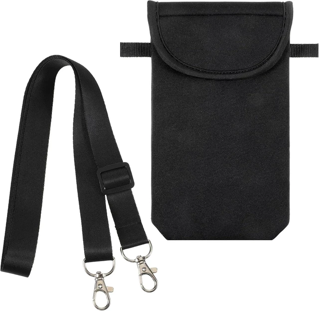 Main image of Universal Cell Phone Pouch Waterproof Neoprene Phone Sleeve with Neck Strap Lanyard Holder Around Neck Carrying Case for Cellphone Men Women