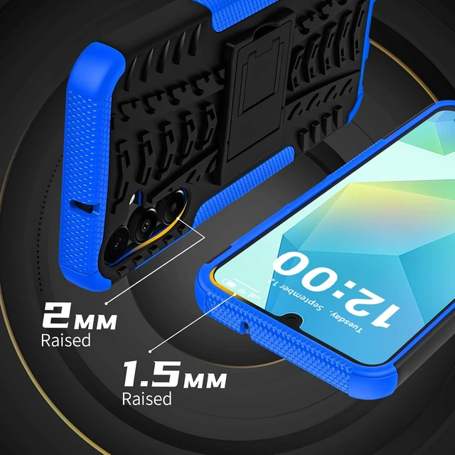 Alt view image 4 of 6 - for Galaxy A16 5G Case with 2 Pack Screen Protector Blue