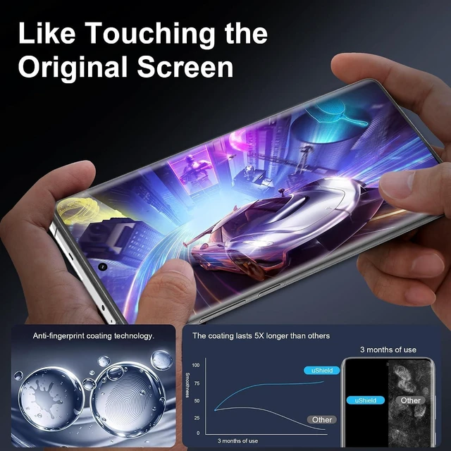 Alt view image 7 of 7 - 3 Pack for OnePlus 12 Screen Protector