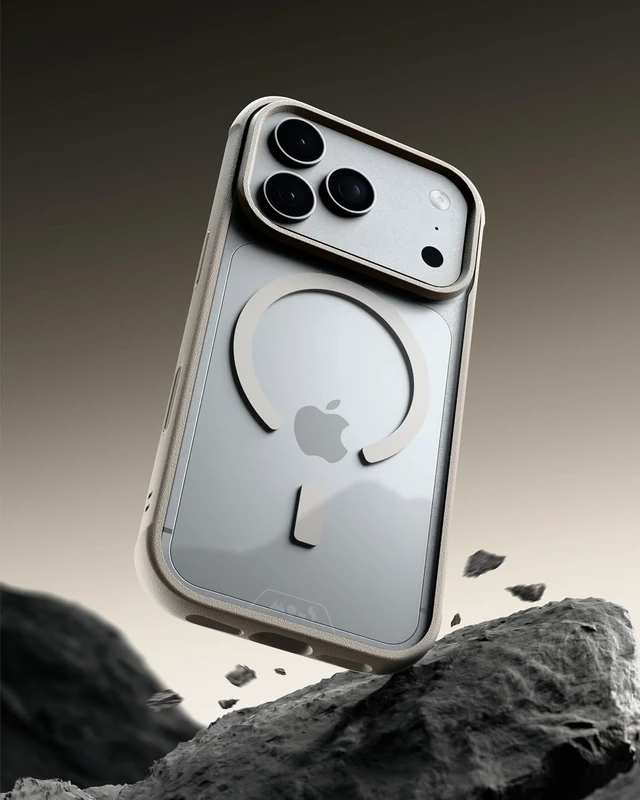 Alt view image 2 of 5 - for iPhone 18 Pro Clear Case Compatible with MagSafe Clarity Sand