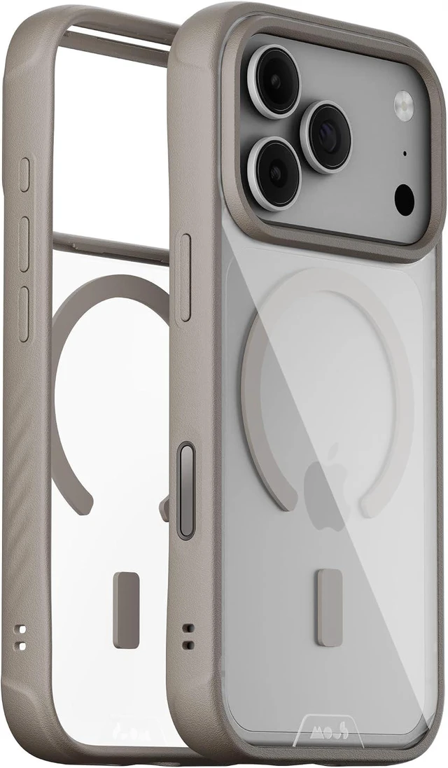 Main image of for iPhone 18 Pro Clear Case Compatible with MagSafe Clarity Sand