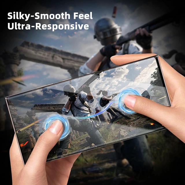 Alt view image 6 of 7 - 3+2 Pack Galaxy Note 20 Ultra Screen Protector 9H Tempered Glass HD Clear Fingerprint Compatible Camera Lens Protector for Galaxy Note 20 Ultra 5G 6.9 Inch