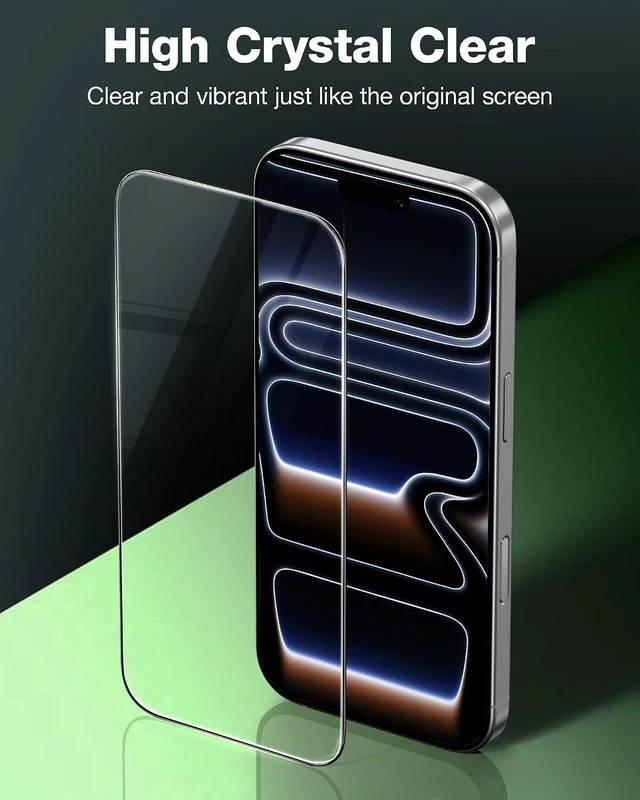 Alt view image 4 of 7 - for iPhone 18 Pro/17 Pro Screen Protector Full Coverage 6.3-Inch