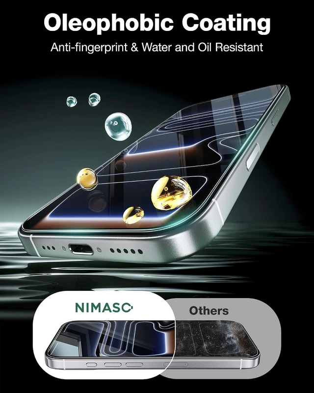Alt view image 6 of 7 - for iPhone 18 Pro/17 Pro Screen Protector Full Coverage 6.3-Inch