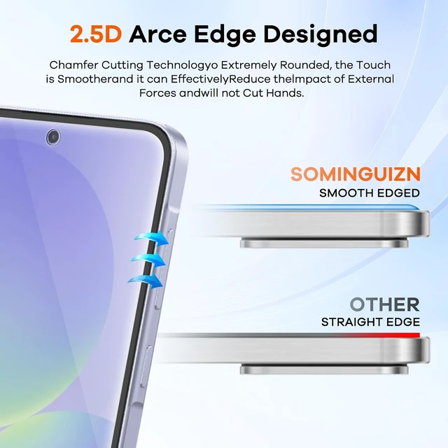 Alt view image 5 of 7 - 4+4 for Galaxy A36 5G Screen Protector Camera Lens Protector