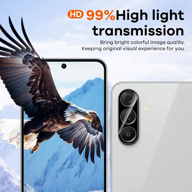 Alt view image 6 of 7 - 4+4 for Galaxy A36 5G Screen Protector Camera Lens Protector