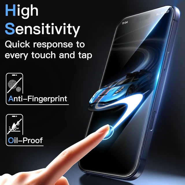 Alt view image 6 of 7 - Screen Protector for iPhone 18 Pro/17 Pro 3-Pack