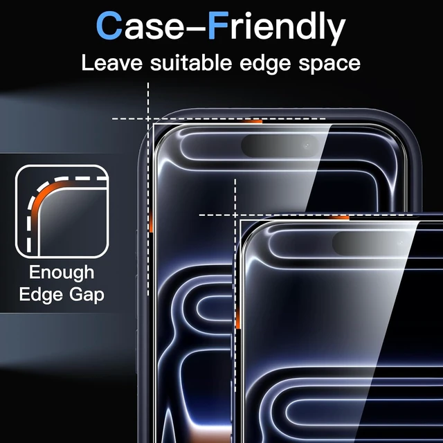 Alt view image 7 of 7 - Screen Protector for iPhone 18 Pro/17 Pro 3-Pack