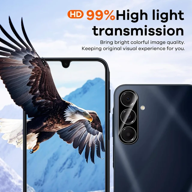 Alt view image 7 of 7 - 3+3 for Galaxy A15 5G Privacy Screen Protector Camera Protector