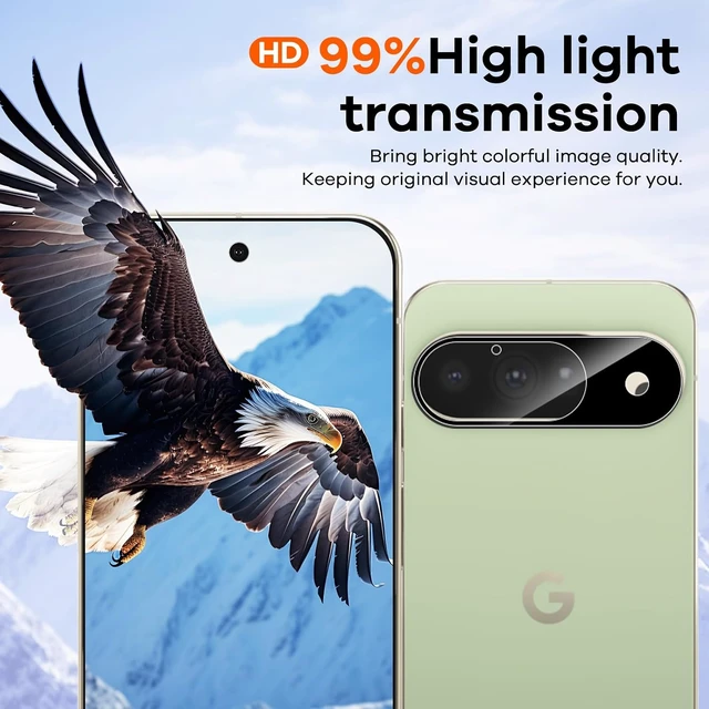 Alt view image 7 of 7 - 4+4 for Google Pixel 10 Pro XL Screen Protector Camera Lens Protector