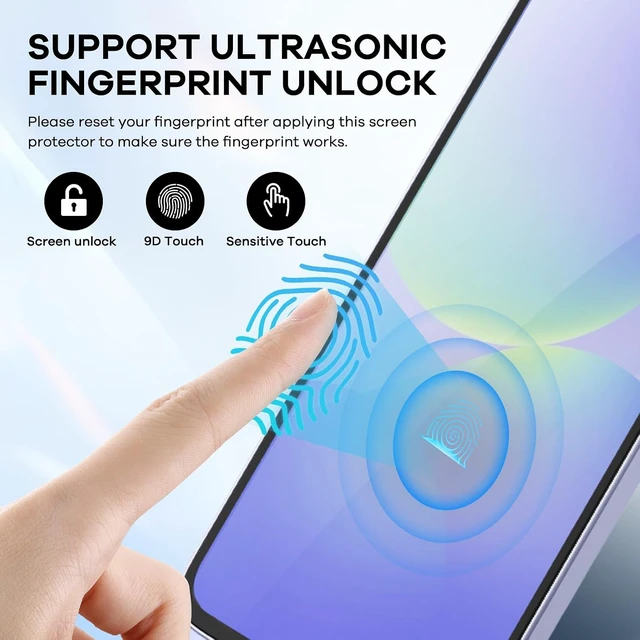 Alt view image 7 of 7 - 4+4 for Galaxy A36 5G Screen Protector Camera Lens Protector