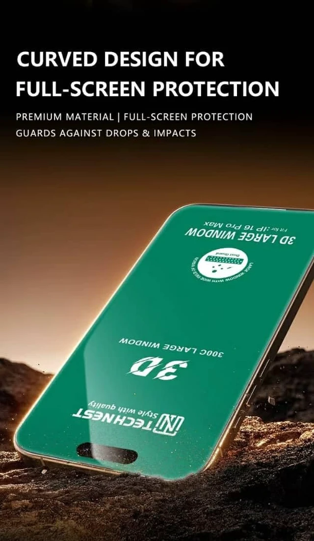 Alt view image 3 of 7 - 2 Pack iPhone 17 Pro Max/iPhone 16 Pro Max Screen Protector 6.9 9H Tempered Glass Easy Installation Kit Screen Protector 16 Pro Max Anti-Scratch HD Clear Phone Screen Protector