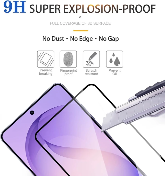 Alt view image 3 of 7 - 3 Pack HD Glass Screen Protector for Galaxy S26 Ultra
