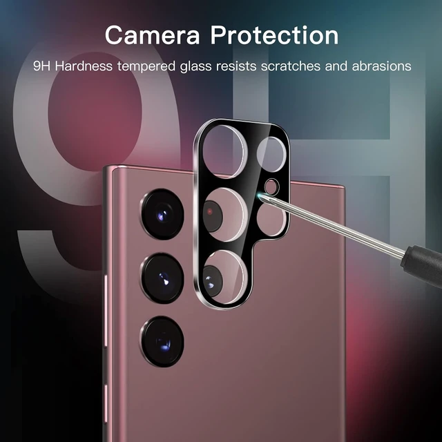 Alt view image 6 of 7 - TPU Screen Protector for Galaxy S22 Ultra 2+2 Pack
