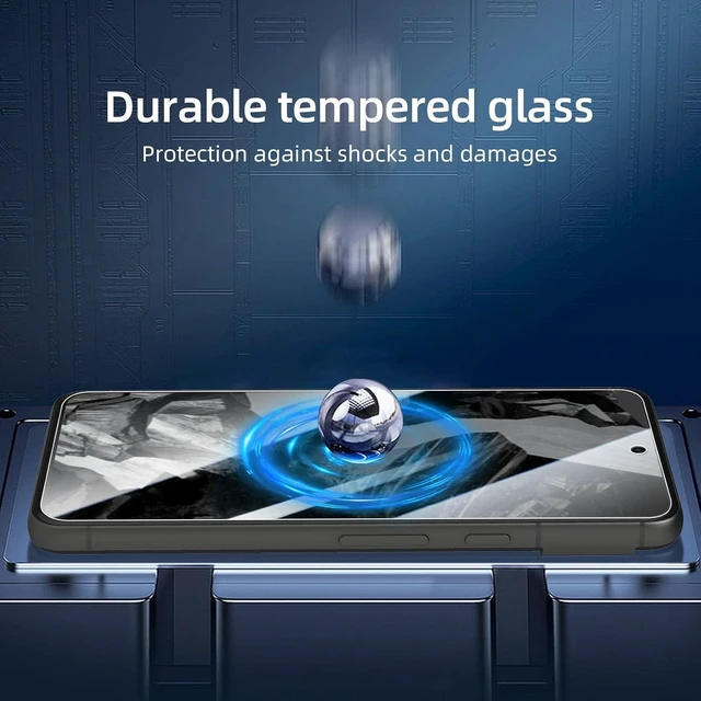 Alt view image 7 of 7 - NEWC for Google Pixel 8A Screen Protector Tempered Glass Bubble Free
