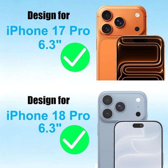 Alt view image 2 of 7 - Full Coverage Screen Protector for iPhone 17 Pro / 18 Pro (6.3)