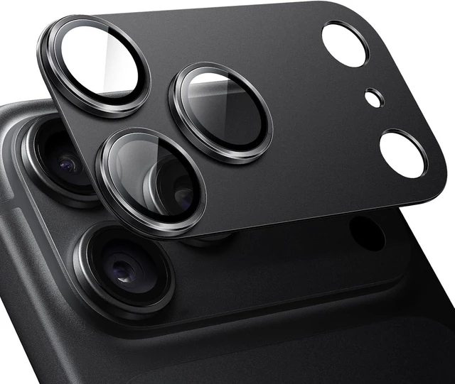 Main image of Camera Lens Protector for iPhone 18 Pro 1-Pack Black