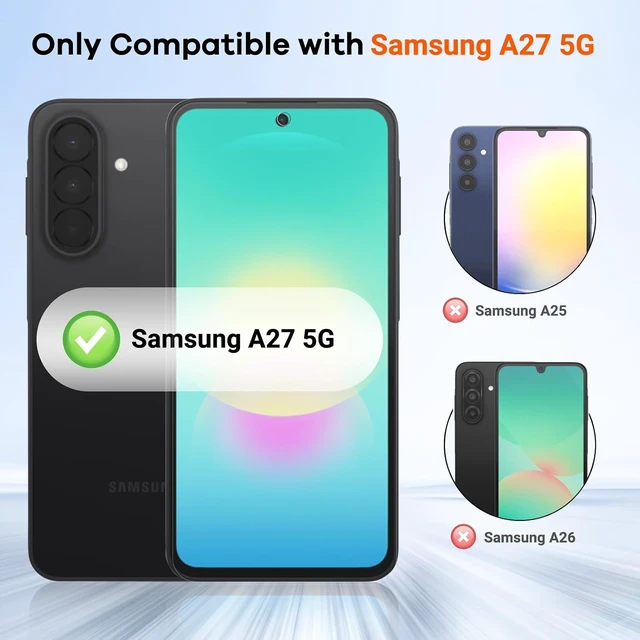 Alt view image 2 of 7 - 4+4 for Galaxy A27 5G Screen Protector Camera Lens Protector