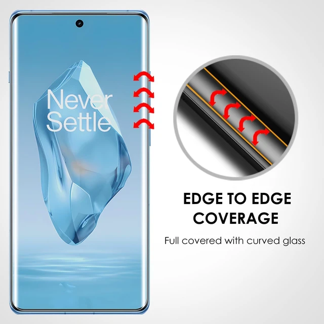Alt view image 4 of 7 - Screen Protector for OnePlus 12R Tempered Glass UV Set - 3 Pack Edge to Edge Full Coverage 9H Hardness Scratch Resistant Touch Sensitive