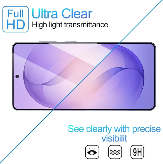 Alt view image 4 of 7 - 3 Pack HD Glass Screen Protector for Galaxy S26 Ultra