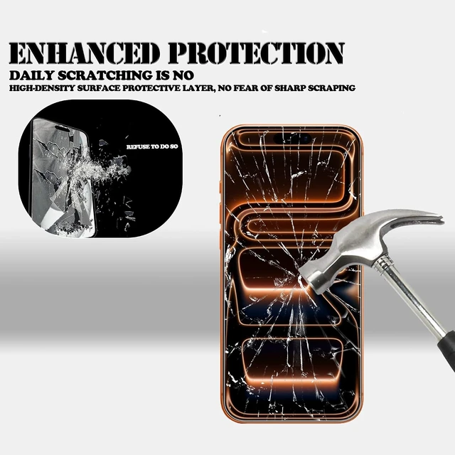 Alt view image 2 of 7 - Screen Protector For iPhone 17 Pro Tempered Glass 2-Pack With Easy Alignment Tool
